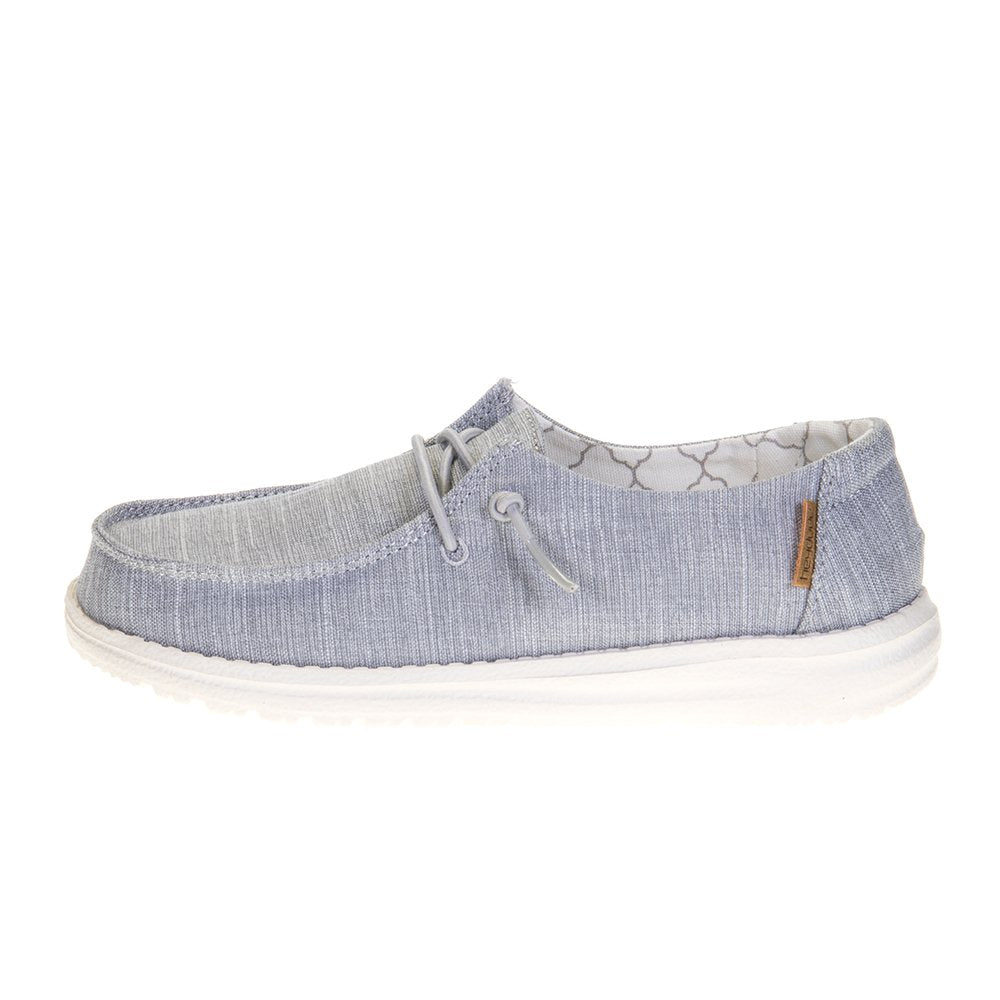 Hey Dude Youth Wendy Linen Grey Casual
