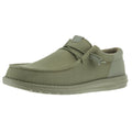 Hey Dude Mens Green Wally Funk Mono Casual Shoe
