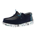 Hey Dude Youth Wally Navy and Charcoal Summer Mesh
