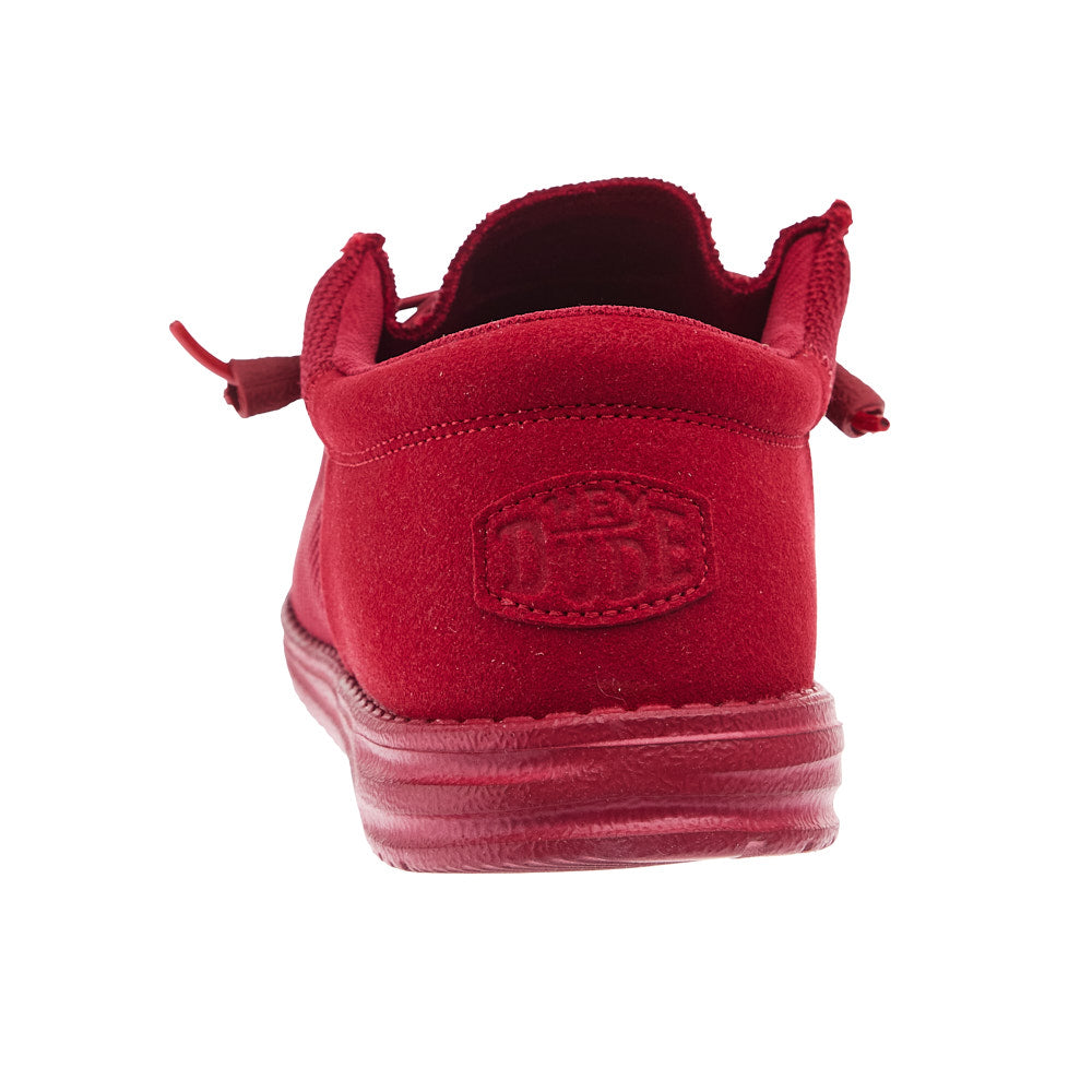Hey Dude Mens Red Wally Funk Mono Casual