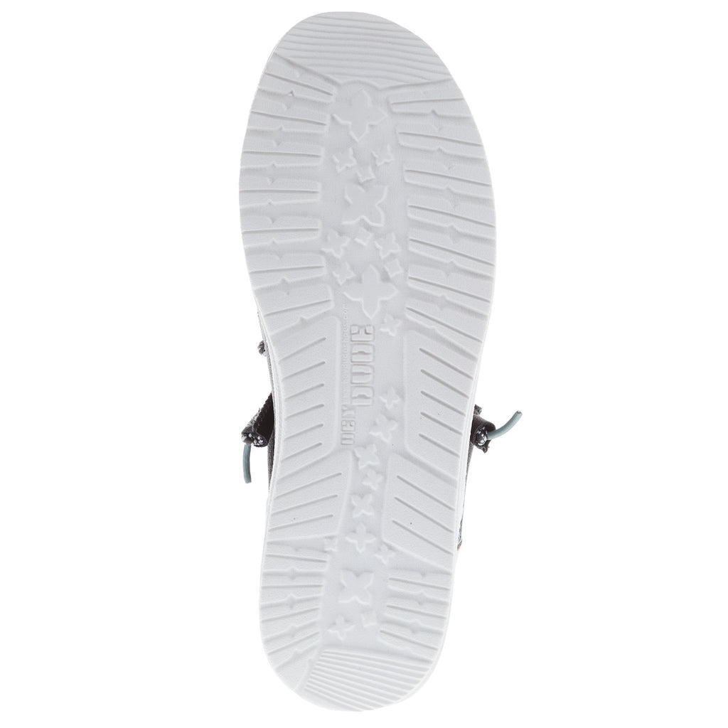 Hey Dude Men's Wally Funk Tie Dye Grey Casual Shoe