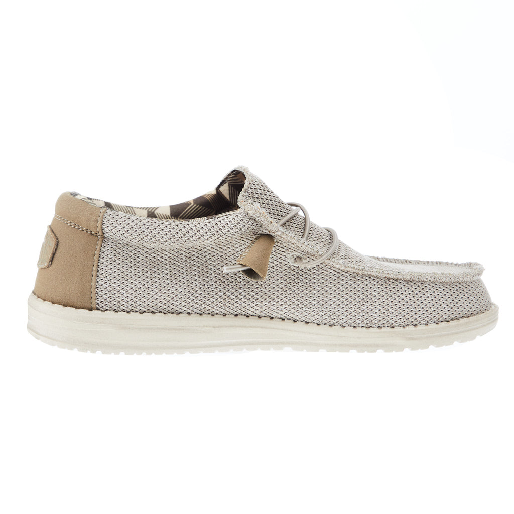 Hey Dude Men's Wally Sox Beige Casual Shoe