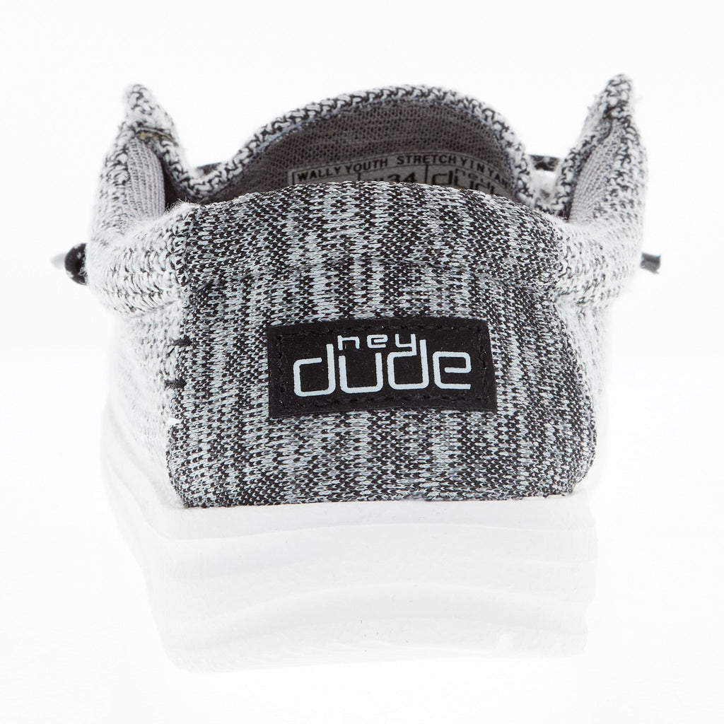 Hey Dude Youth Wally Stretch Yin Yang Casual Shoe