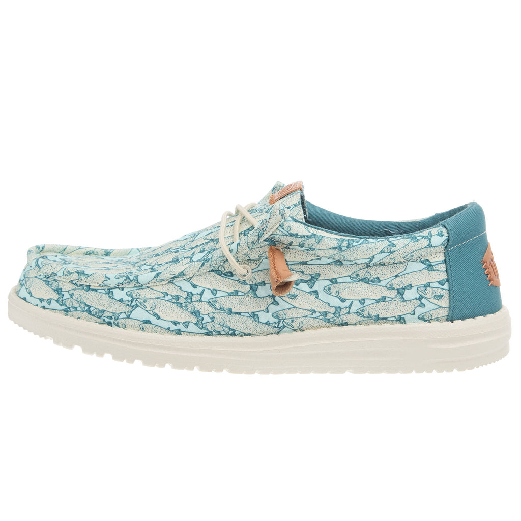Hey Dude Men's Wally Fish Camo Casual Shoe