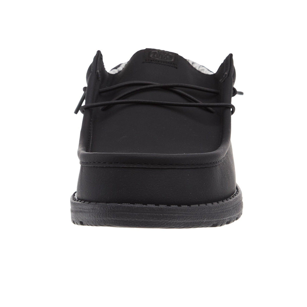 Hey Dude Mens Wally Classic Black Casual Shoe