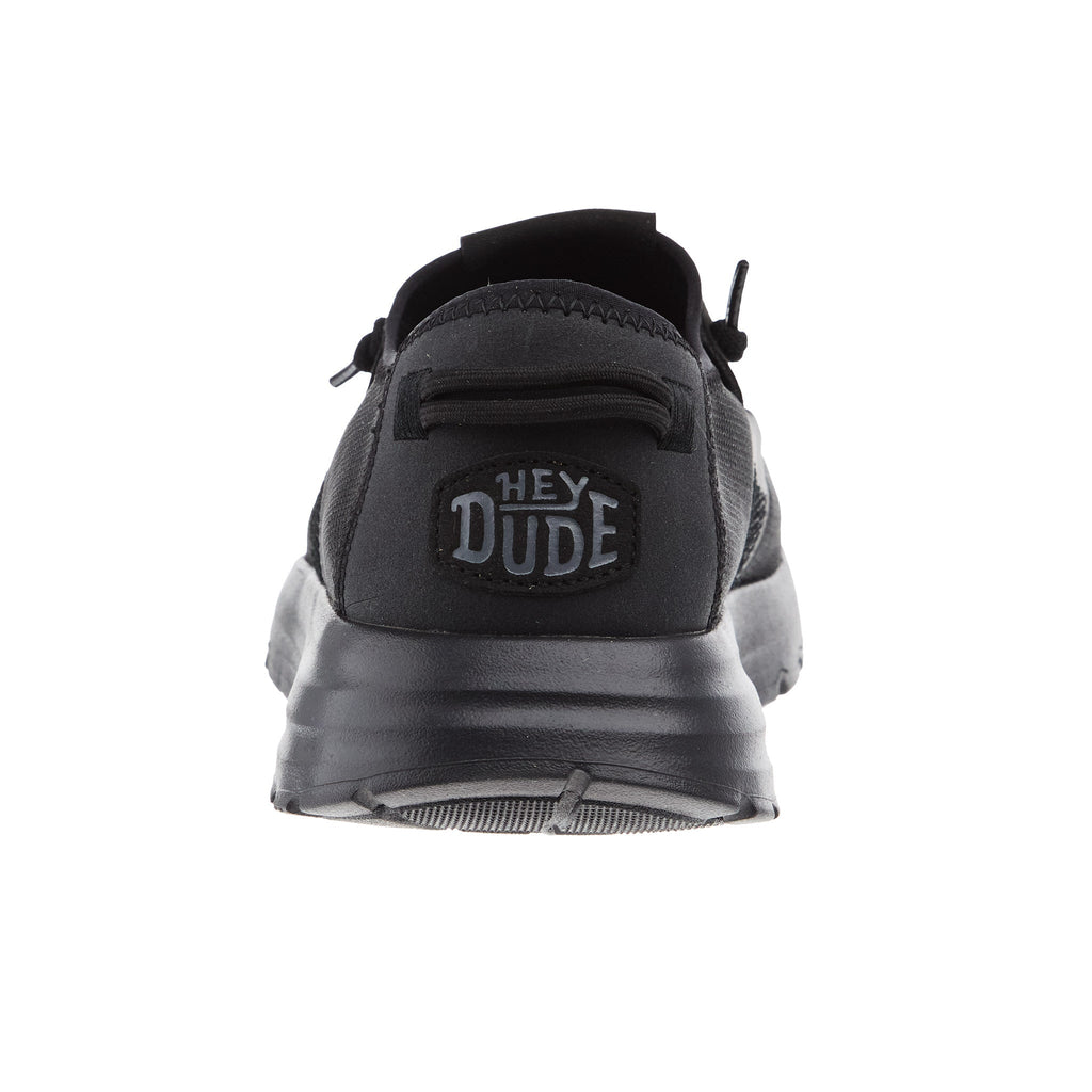 Hey Dude Mens Sirocco Active Black Tennis Shoe