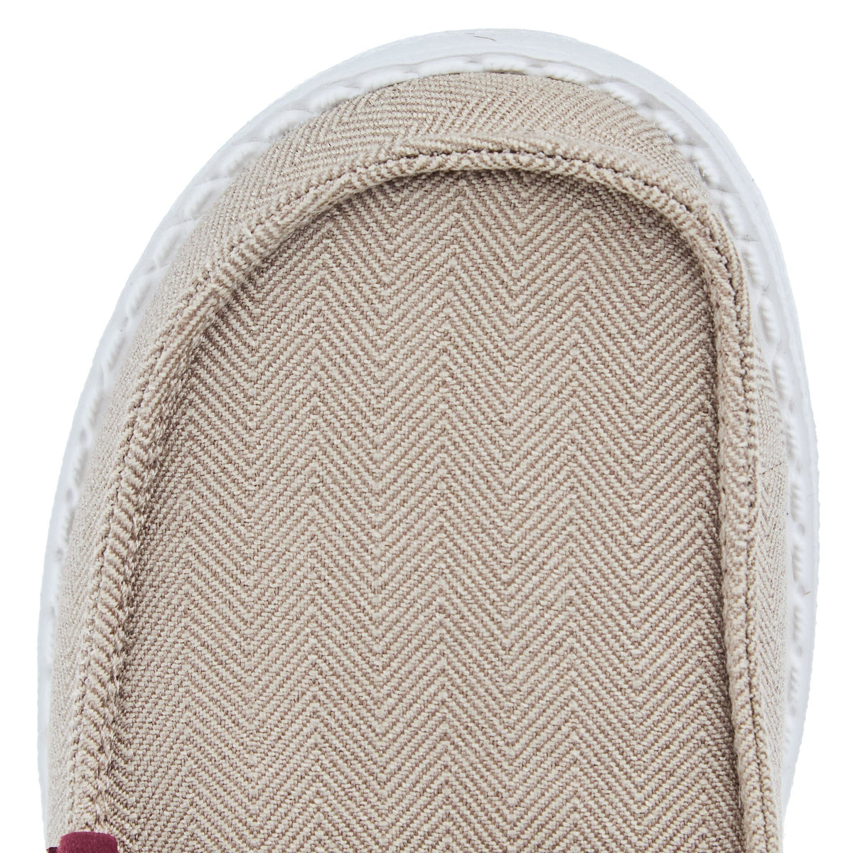 Hey Dude Youth Wally Herringbone Tan Casual Shoe