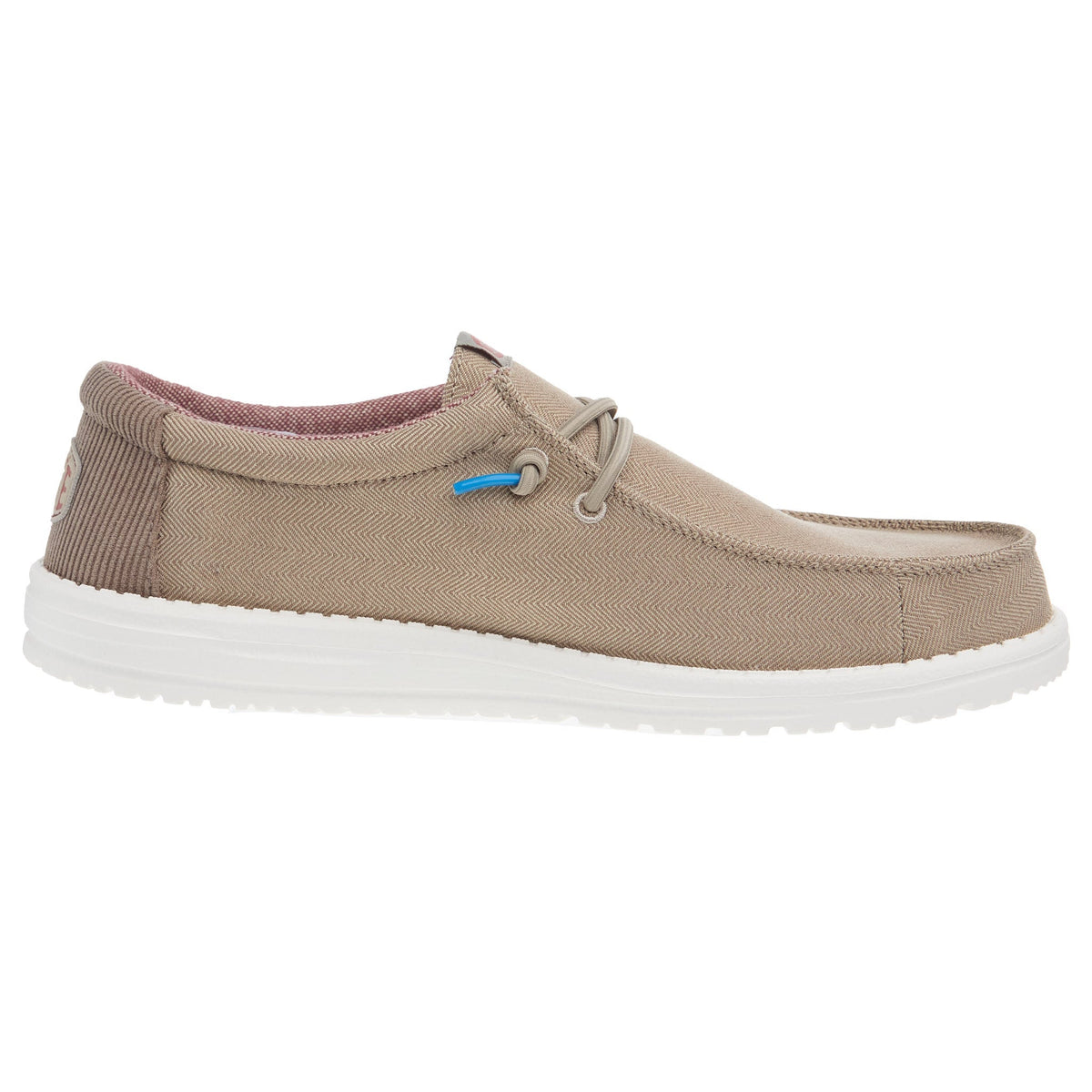 Hey Dude Men`s Tan Wally Herringbone Casual Shoe