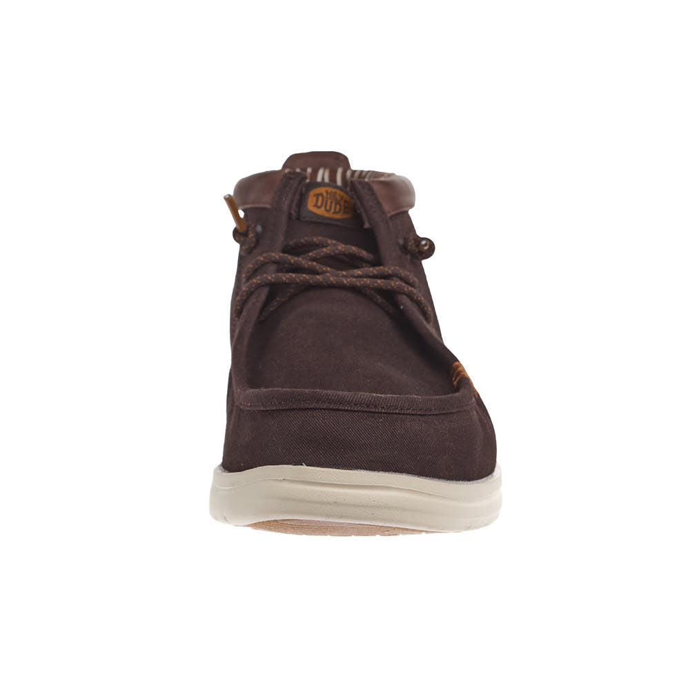 Hey Dude Men's Two Tone Brown Wally Mid Gripr Vin Casual