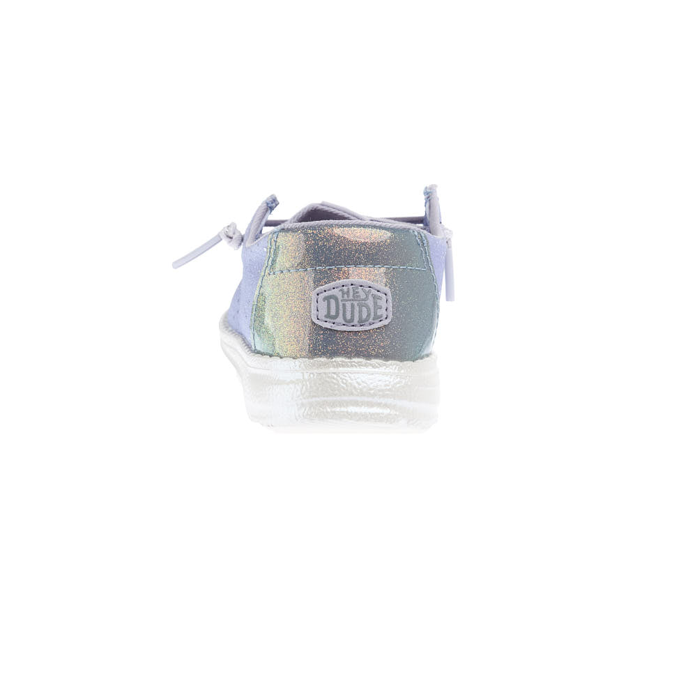 Hey Dude Toddler's Wendy Sparkle Surprise Purple Casual Shoe