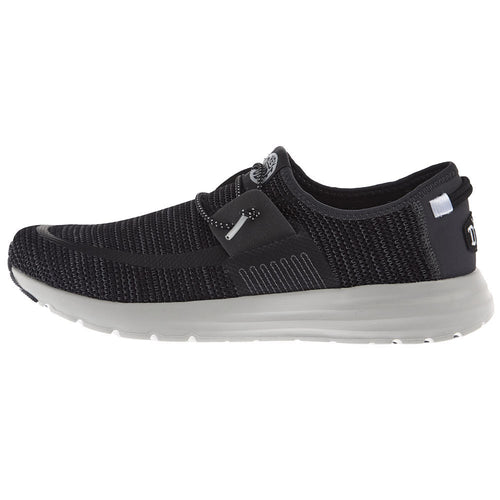 Hey Dude Men's Sirocco Stretch Sox Black Multi Casual Shoe